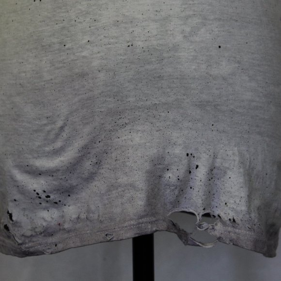 Sinner Inverted Cross Handmade Distressed Shirt - Picture 3 of 3